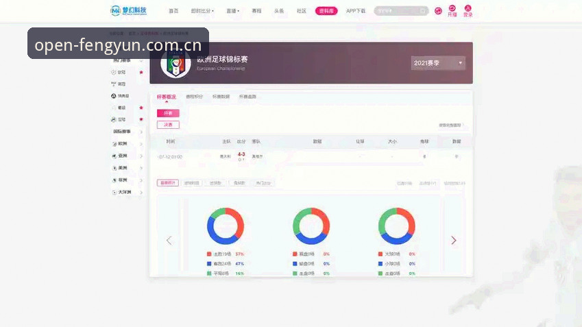 风云体育赛事数据2026版适配全解析：从入口到统计的完整使用指南